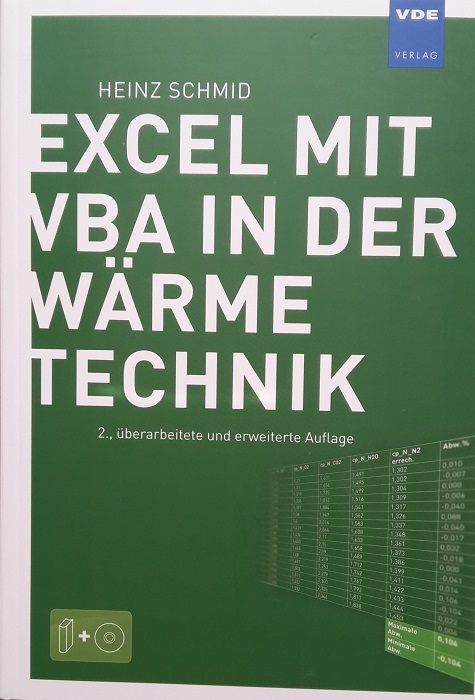 Excel mit VBA in der Wärmetechnik Version 2 - Buchcover